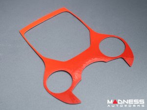 Alfa Romeo Giulia Gear Selector Trim Kit - Carbon Fiber - Flexible / Self Adhesive - Pre '20